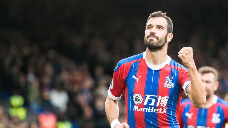 Crystal Palace 2-0 Norwich City: Luka Milivojevic penalty on 100th Eagles appearance sets up win | Football News | Sky Sports